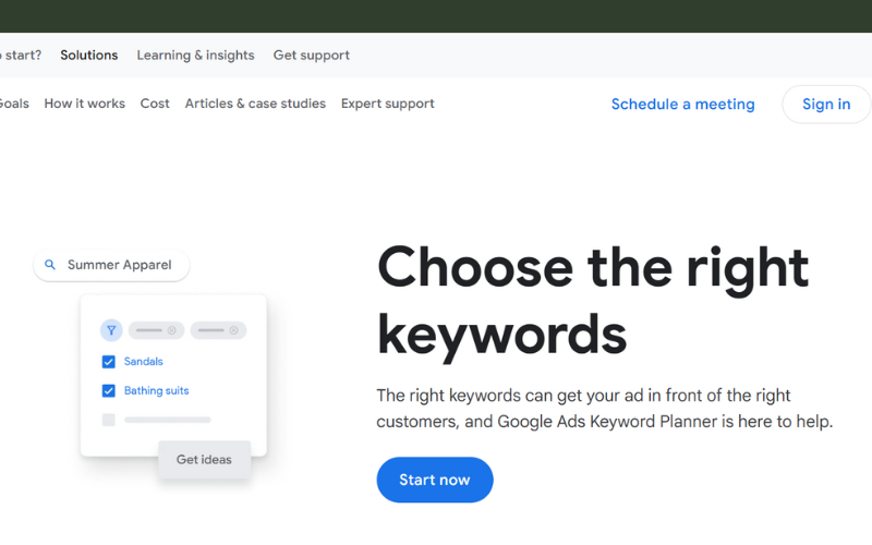 Image 6: Google Keyword Planner