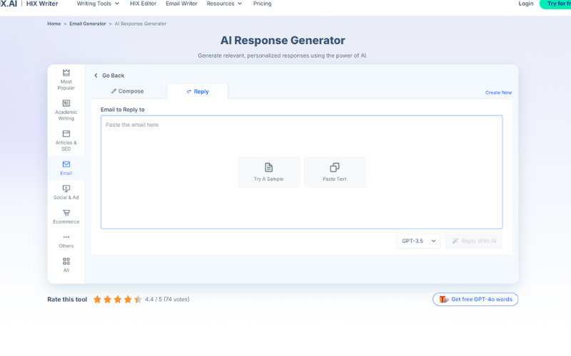 Image 7: AI Email Response Generator
