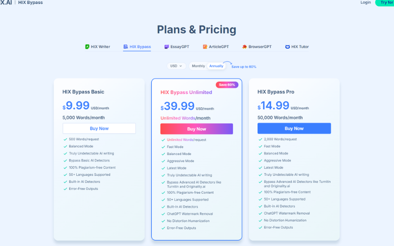 Image 8: HIX Bypass Pricing