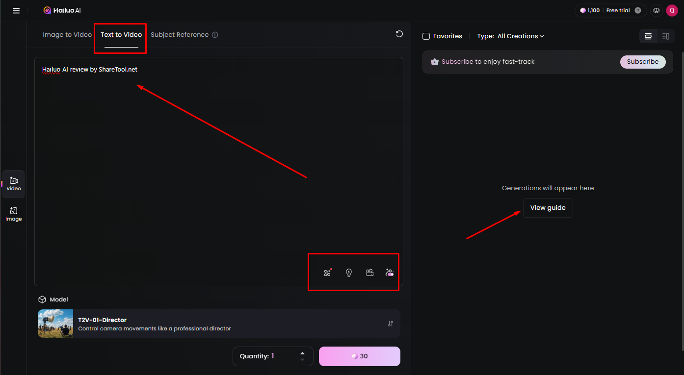 Image 8: Hailuo AI interface showcasing video generation from image