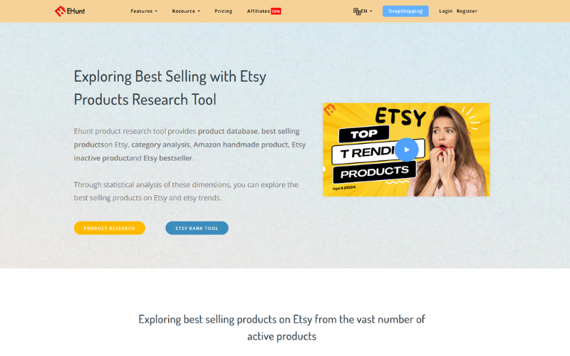 Image 2: Etsy Product Research Tool