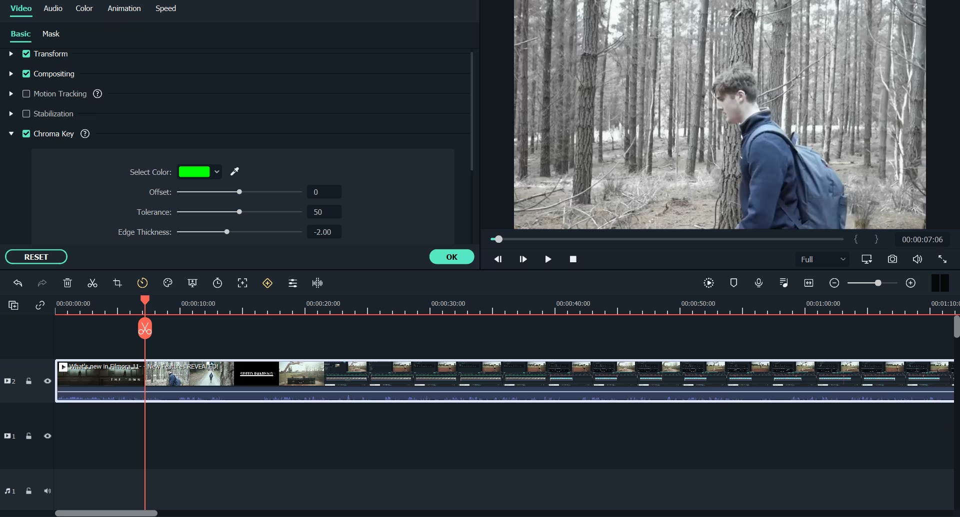 Image 3: Import the footage into the Filmora video editor