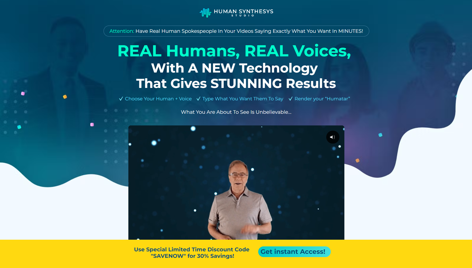 Image 1: Human Synthesys Studio Review - Homepage