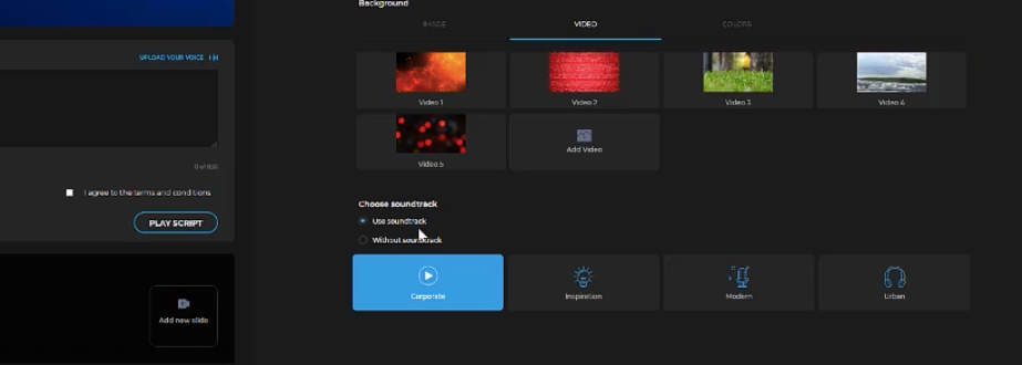 Image 5: Background and audio bank