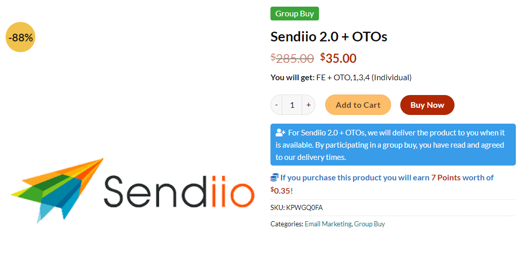 Изображение 7: цена Groupbuy Sendiio 2.0