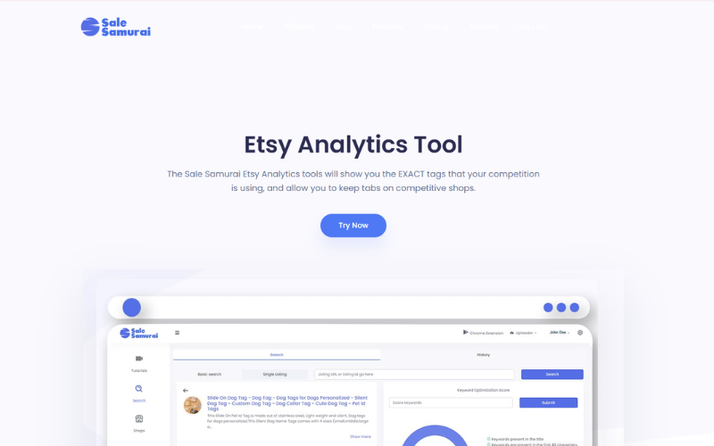 Изображение 3: Инструмент Etsy Analytics