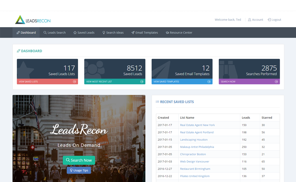Resim 5: LeadsRecon