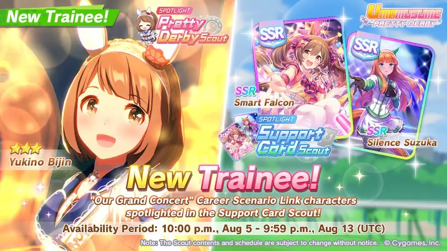 Image 2: Yukino Bijin with Silence Suzuka Speed SSR and Smart Falcon Power SSR