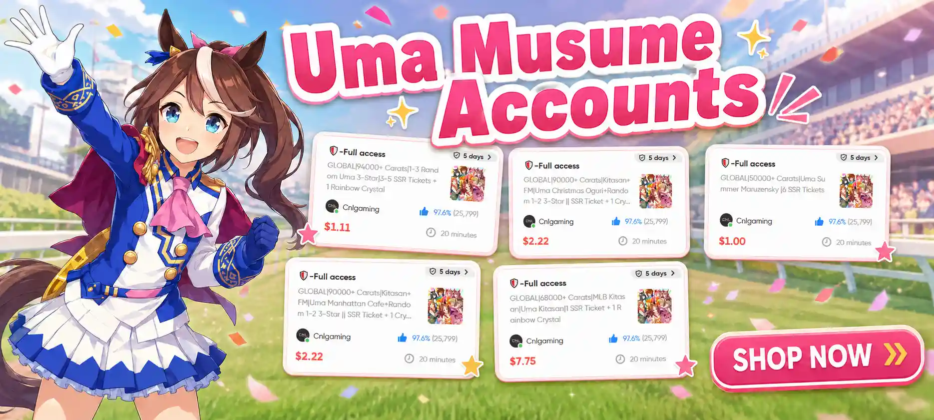 Image 1: uma musume banners