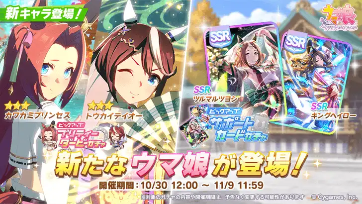 Image 43: Autumn Kawakami Princess and Tokai Teio banner