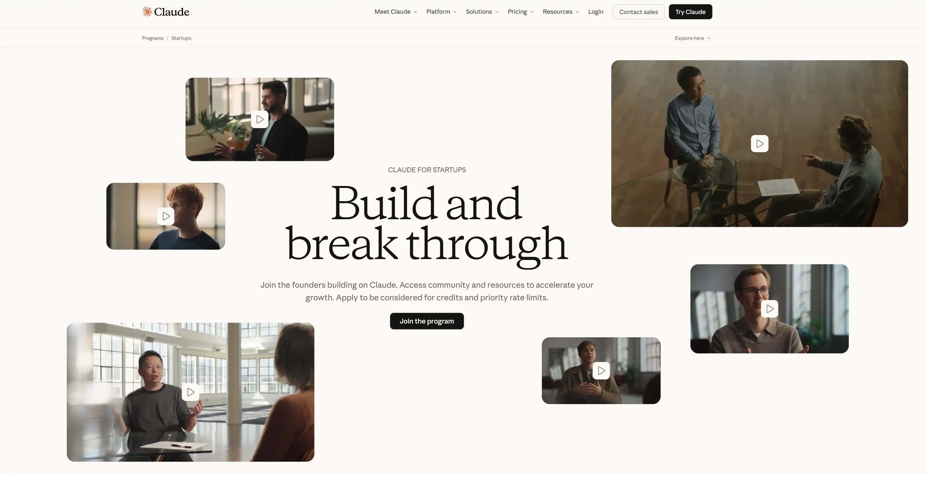 Image 4: Apply for free Claude API credits through the Anthropic Startup Program