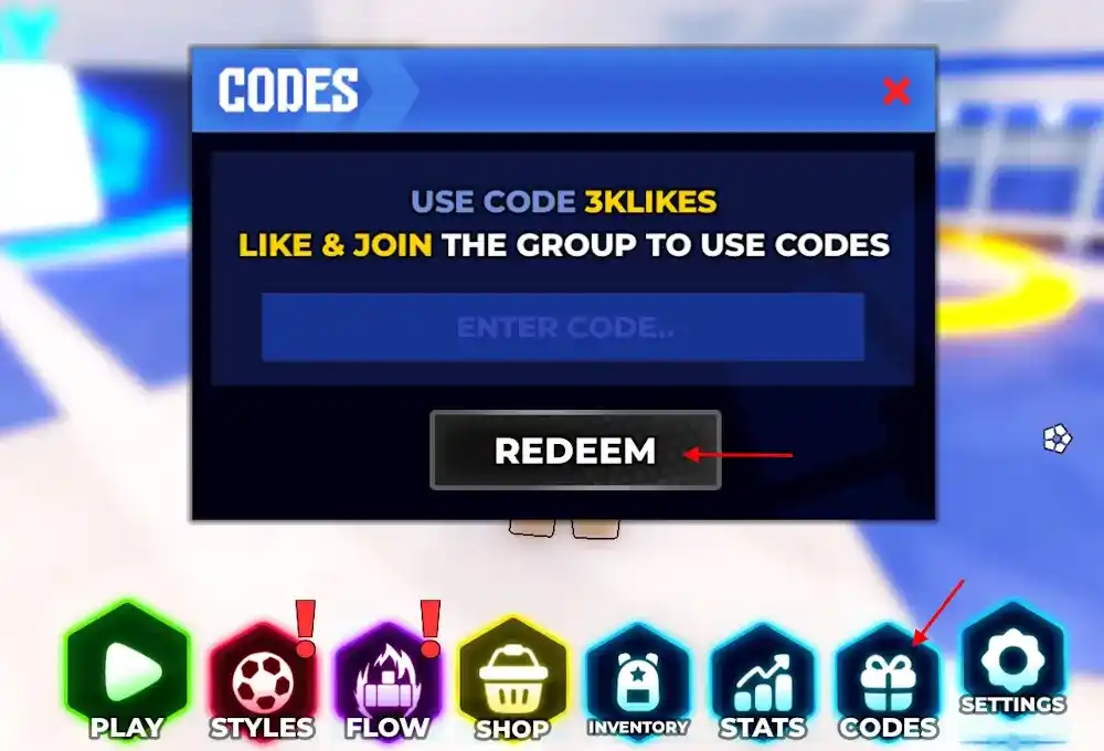 Image 2: Redeem Codes in Blue Lock Rivals