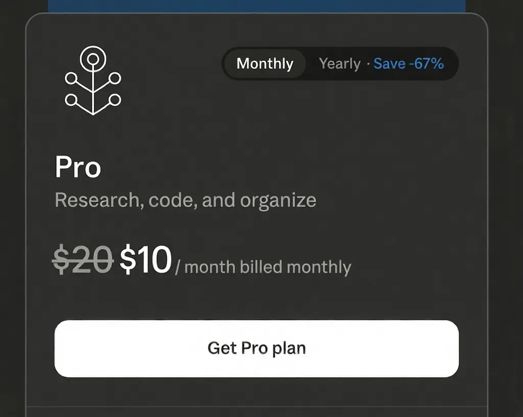 Image 5: 50% off Claude Pro for the first three months