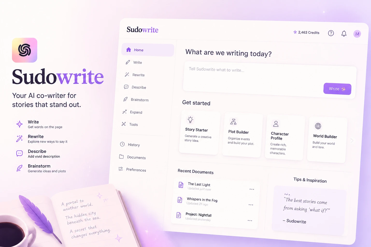 Image 3: Sudowrite vs claude