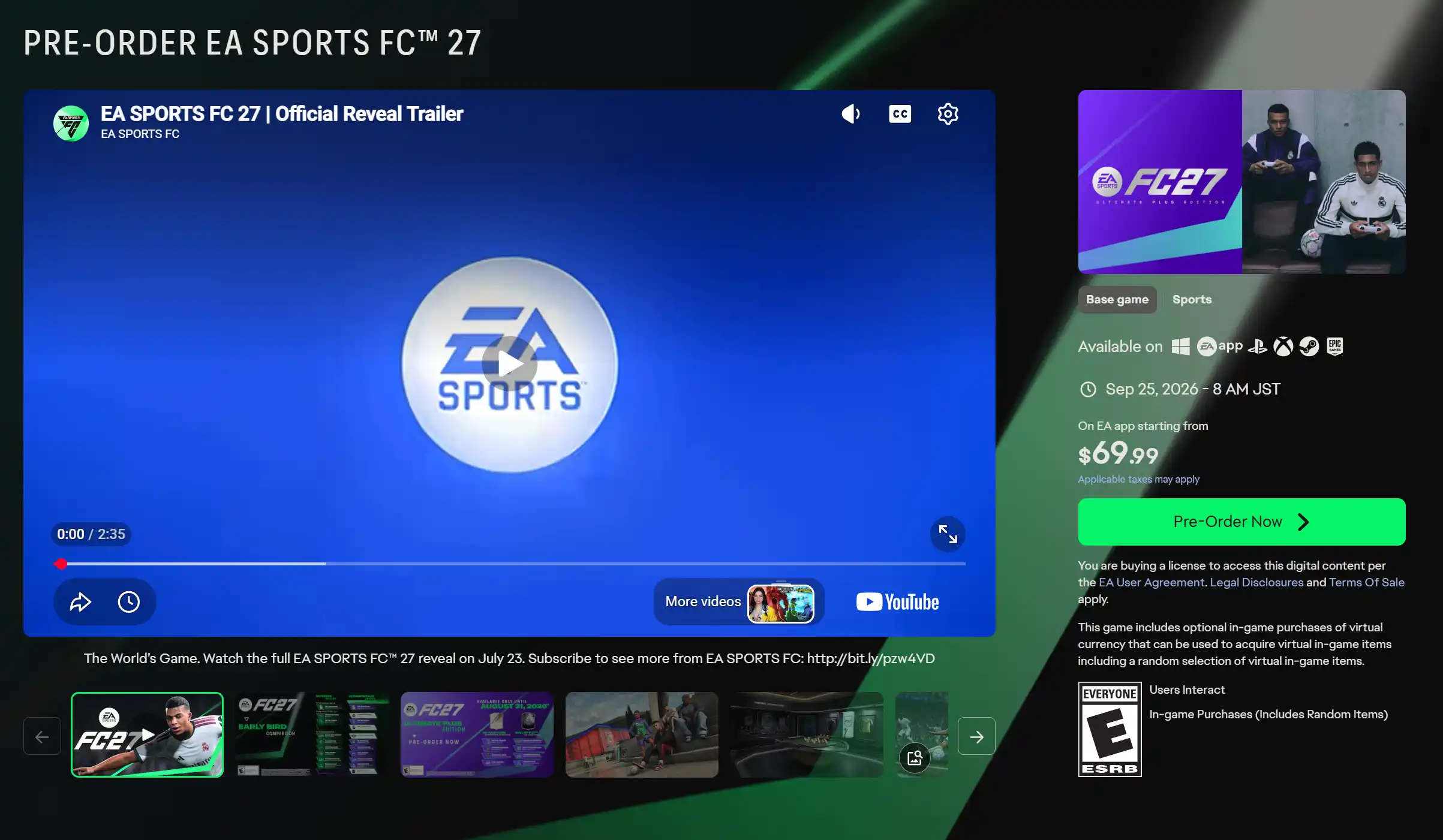 Image 2: EA FC 27 Prices