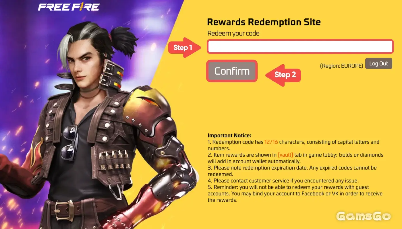 Image 2: Step-by-Step Guide to Redeeming Free Fire Codes