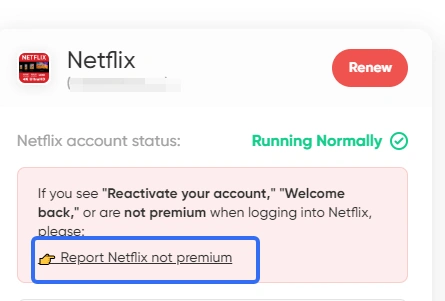 Resim 3: Netflix'in GamsGo'da premium olmadığını bildir