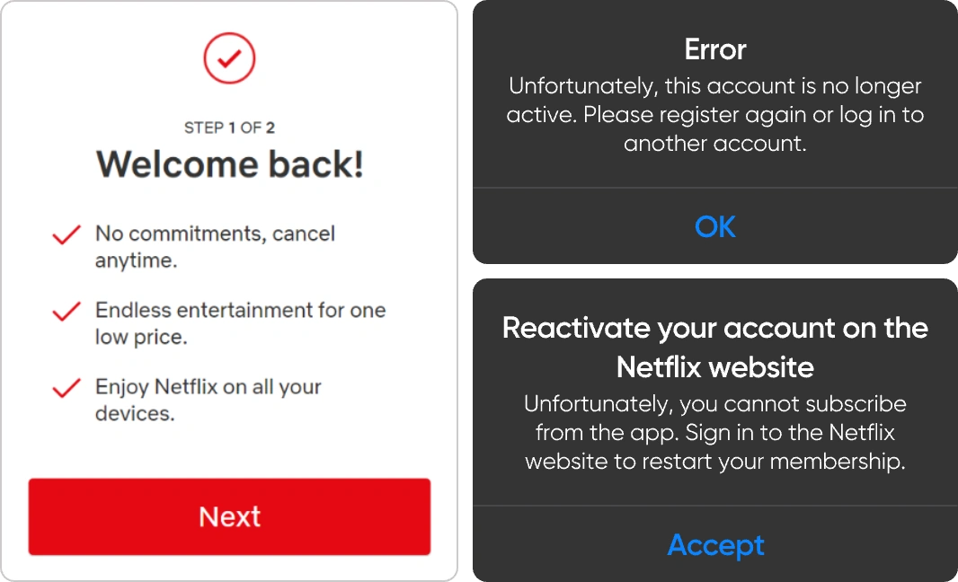 Resim 2: Netflix Premium aboneliğini yönetmek için GamsGo'da oturum açın
