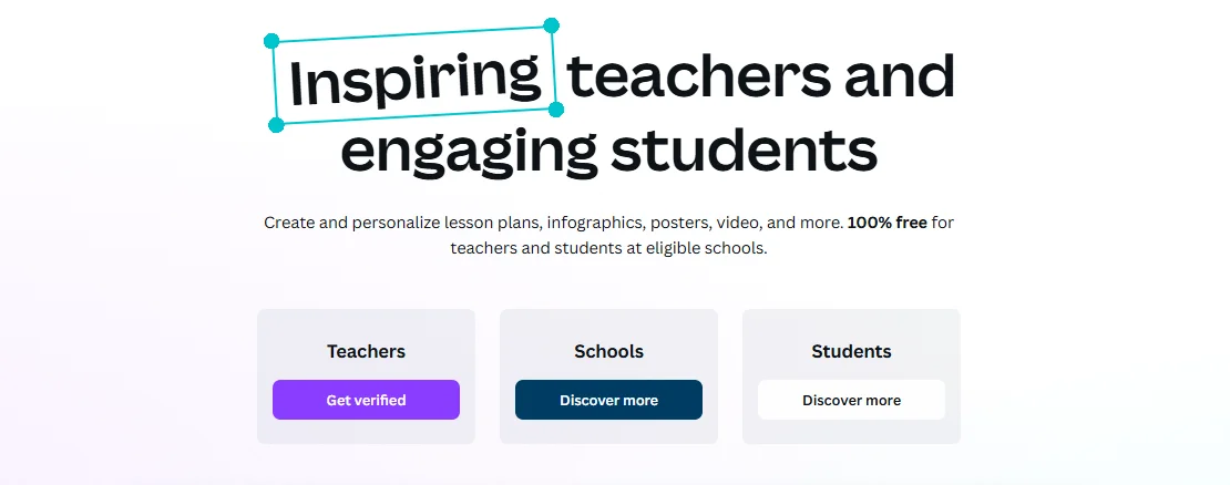 Image 2: Canva Pro free for K-12 Teachers and Students