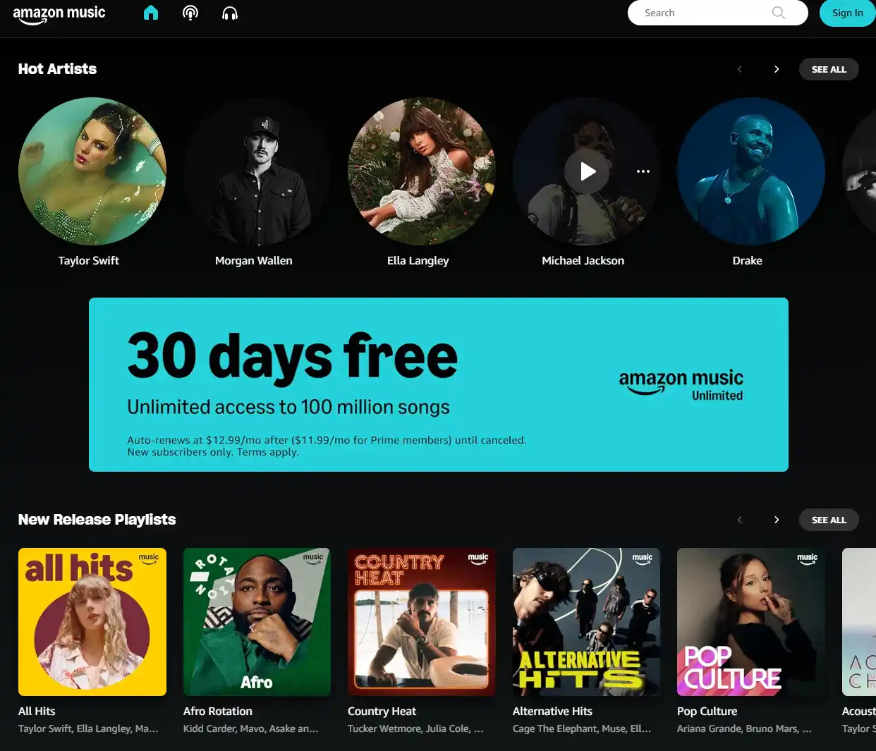 Image 4:  Amazon Music — Best Spotify Alternative for Prime & Alexa