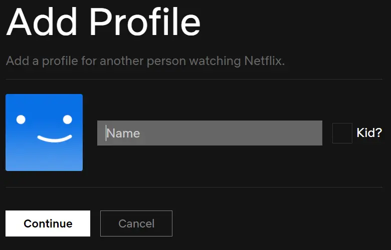 Image 4: Netflix Kids profile setting