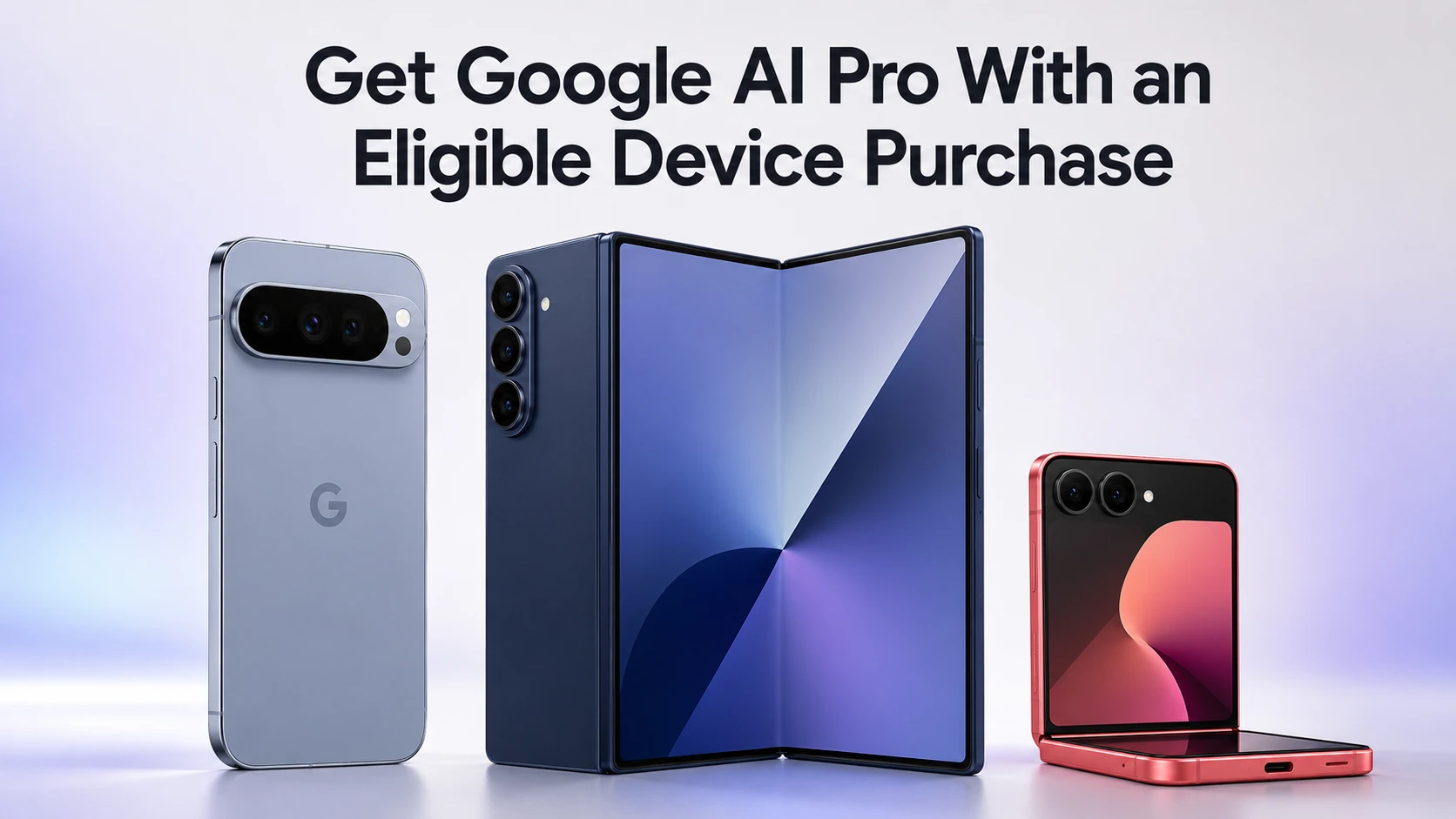 Resim 4: Uygun Bir Cihaz Satın Alarak Google AI Pro'yu Edinin