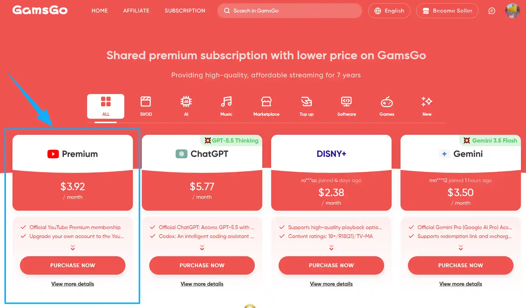 Image 2: youtube premium family