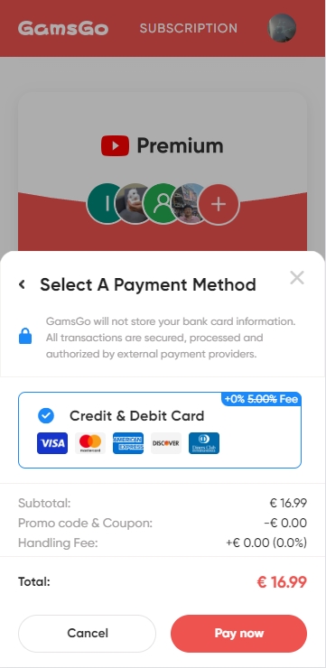 Image 4: YouTube-premium-Payment