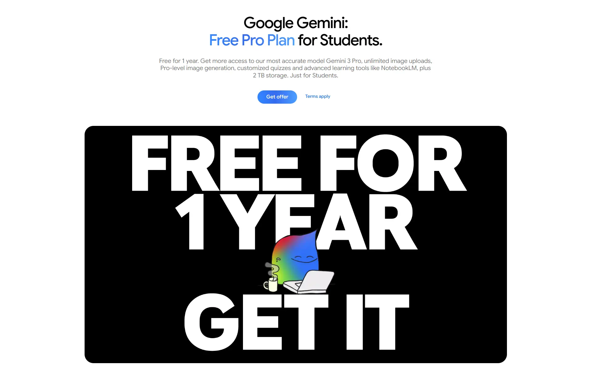 Image 12: Gemini student offer