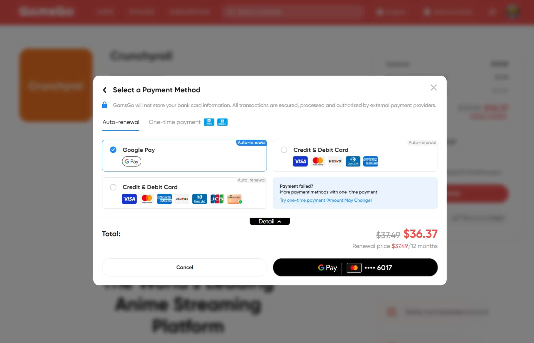 Image 5: how much does a crunchyroll membership cost