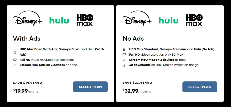 Изображение 3: План подписки на пакет HBO Max в 2026 году