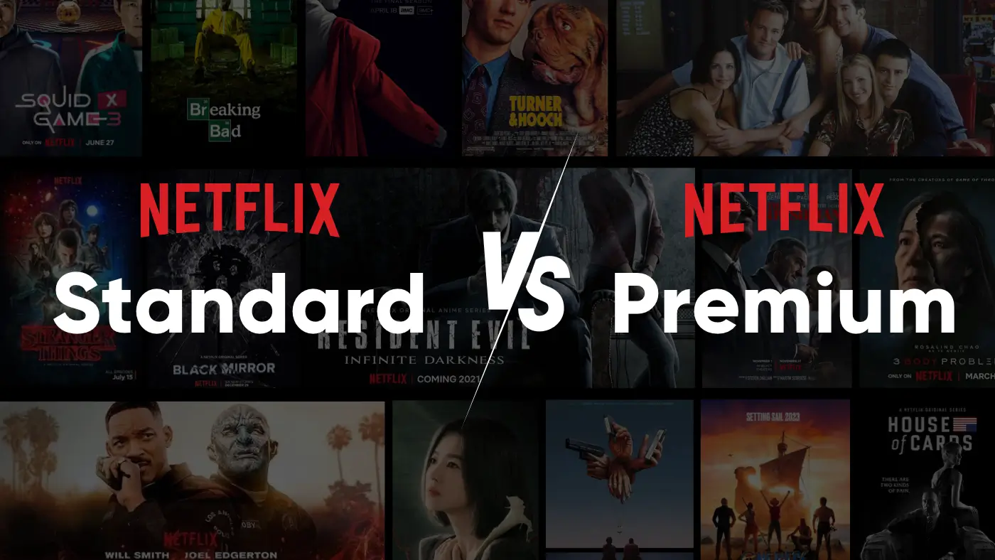 Изображение 40: Netflix Standard vs Premium