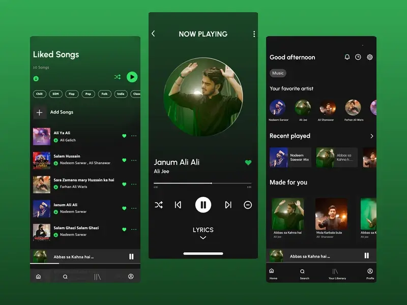 Изображение&nbsp;4. Как выглядит интерфейс приложения Spotify