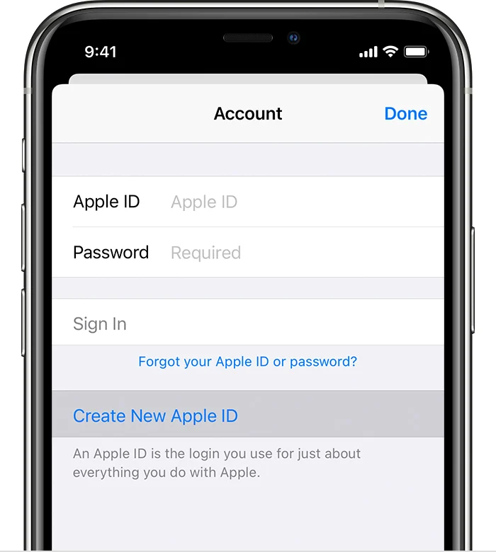Изображение 5: Как создать Apple ID
