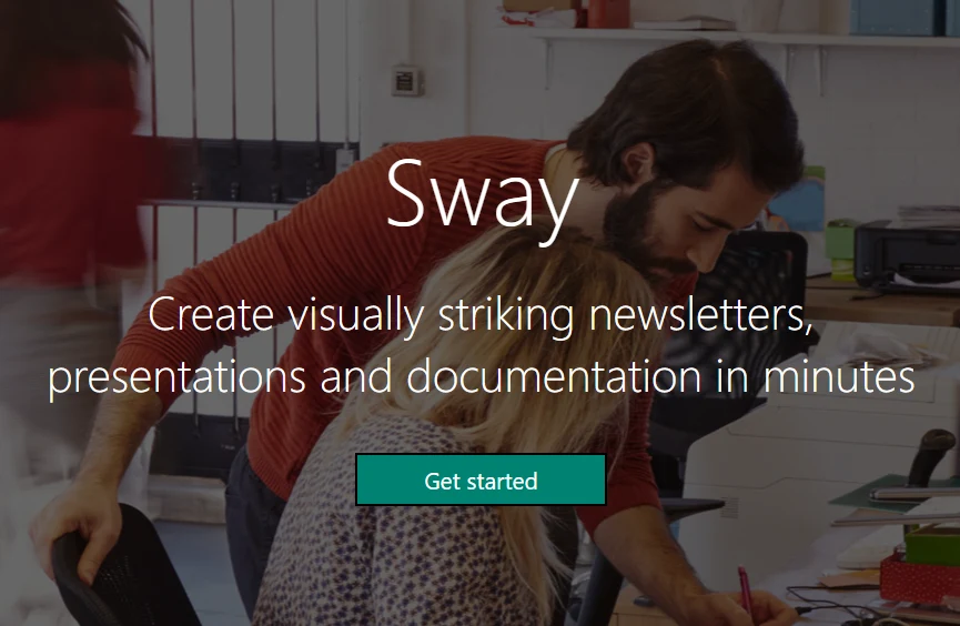Изображение 7: инструмент для презентаций и документов Sway AI для учащихся