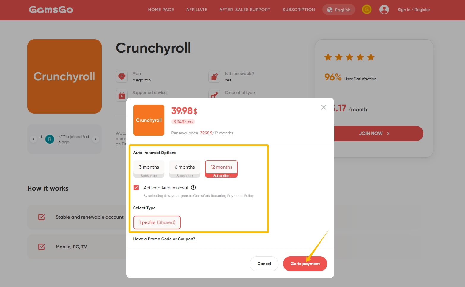 Изображение 3: gamsgo-crunchyroll