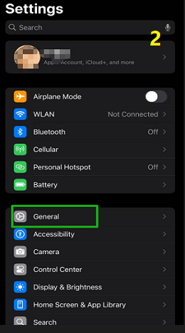 Image 8: choose General