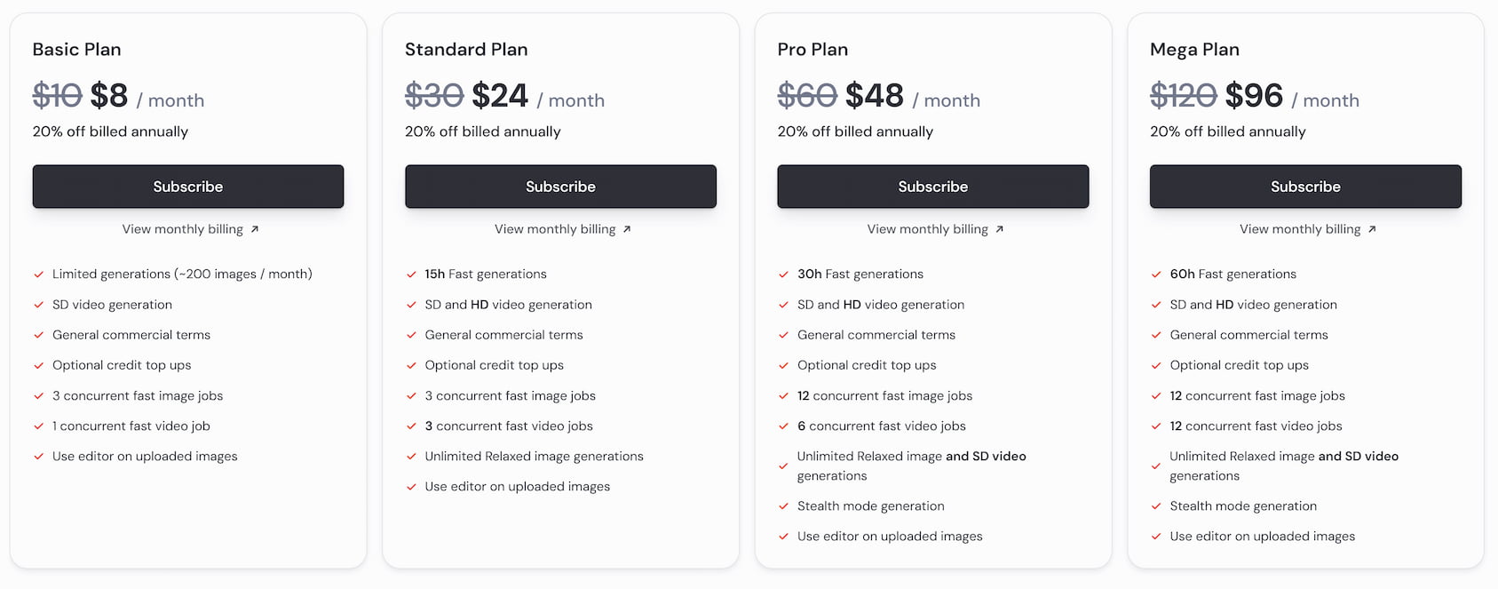Image 1: midjourney subscription cost