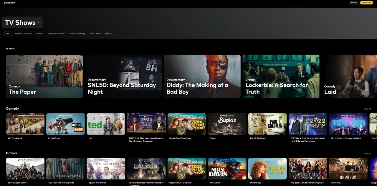 Image 2: peacock tv shows