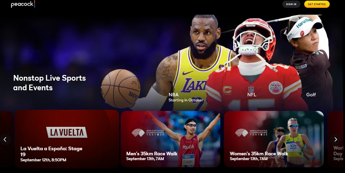 Image 4: Peacock TV sports
