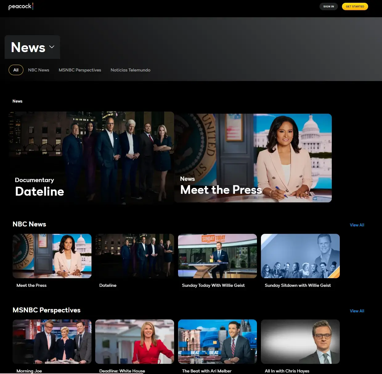 Image 5: News Coverage on Peacock