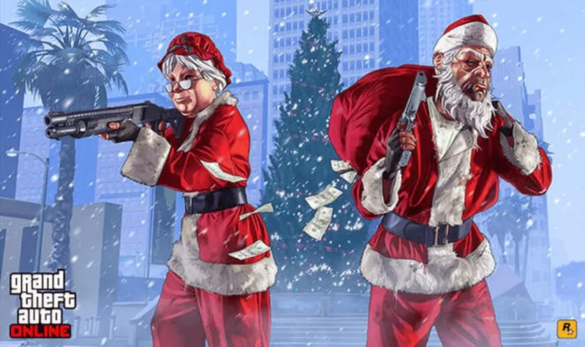 Image 12: GTA Online snow-covered Los Santos Christmas