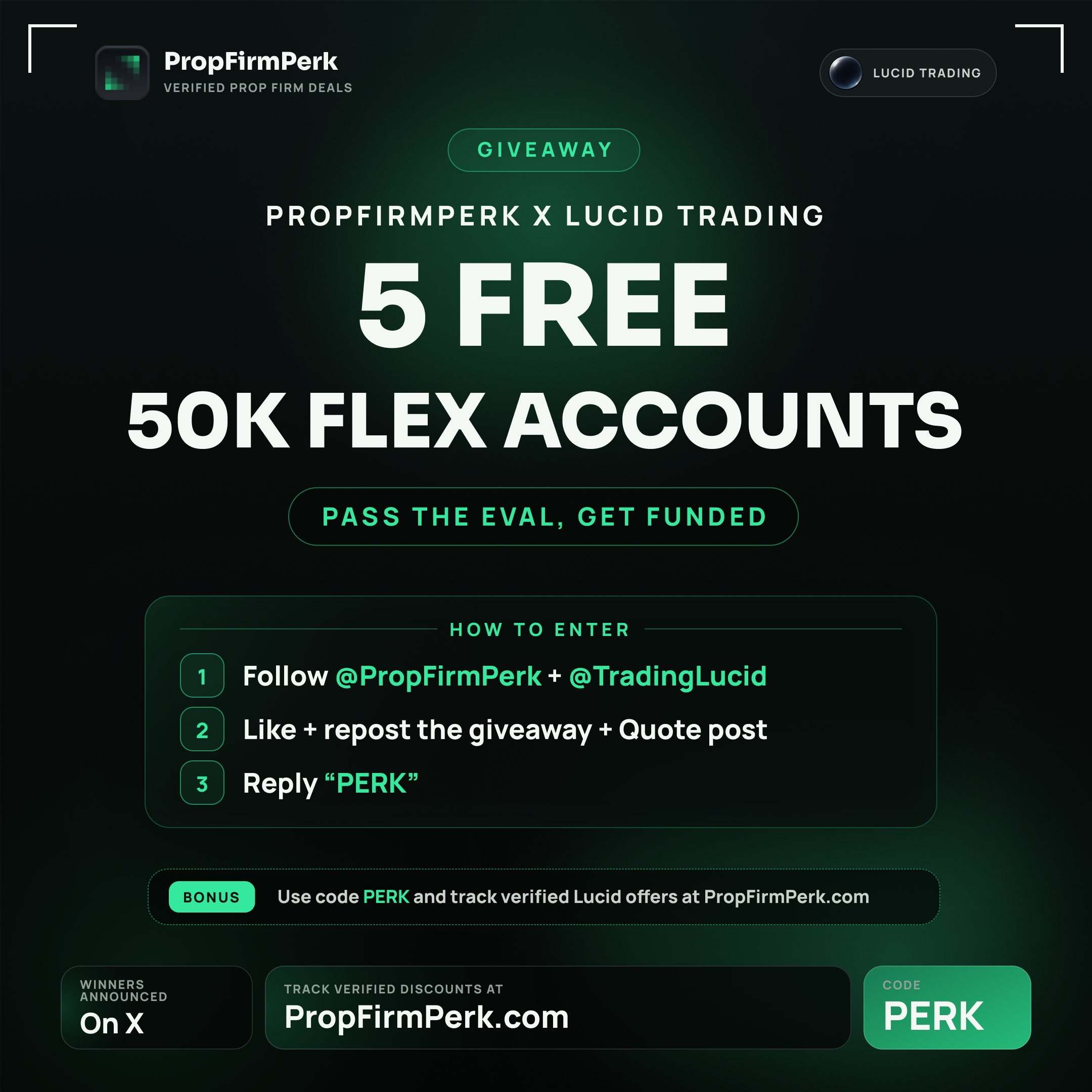 5 X 50K Lucid Flex banner