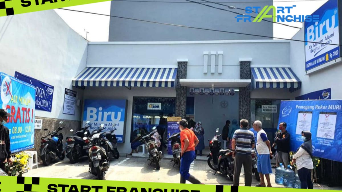 Bisnis Franchise BIRU - Air Minum Isi Ulang Profesional dengan Potensi Stabil Jangka Panjang