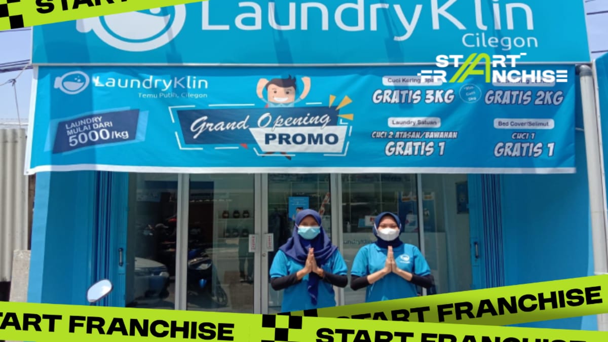 Peluang Usaha Franchise LaundryKlin, Bisnis Laundry Modern dengan Full Support #StartFranchise