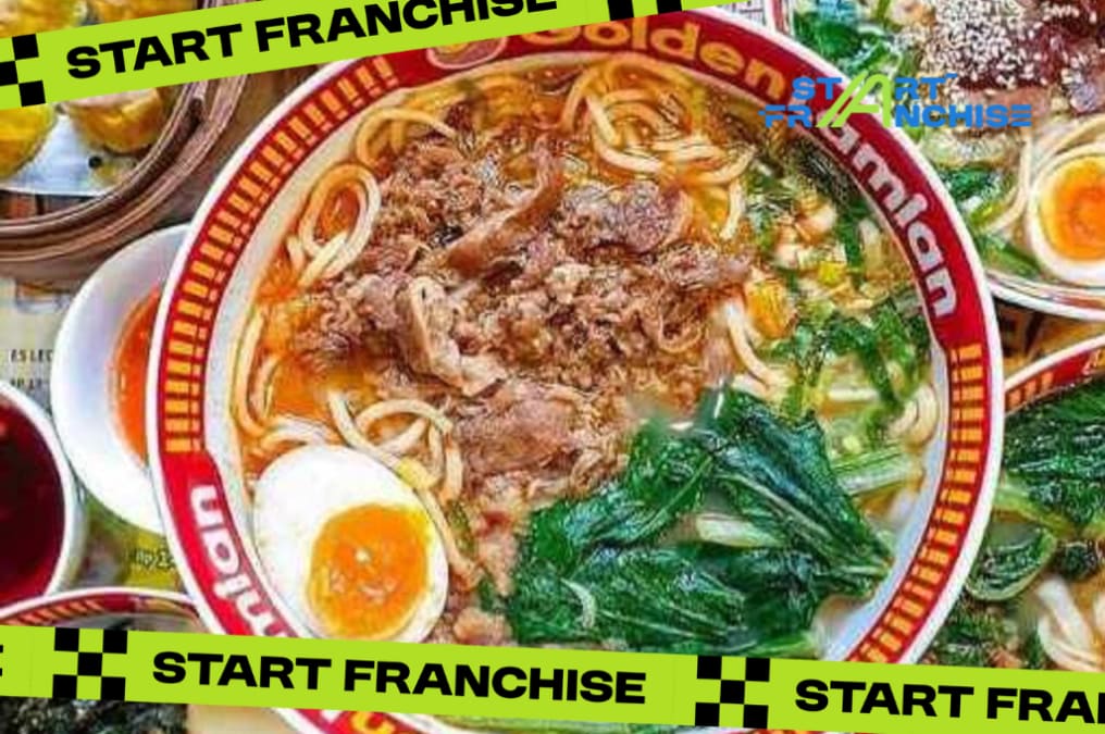 Peluang Usaha Franchise Golden Lamian! Restoran Mie Tarik Halal Premium #StartFranchise