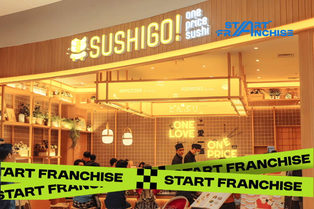 Bisnis Franchise Sushi Go Restoran Sushi Harga Terjangkau dengan Konsep Modern #StartFranchise