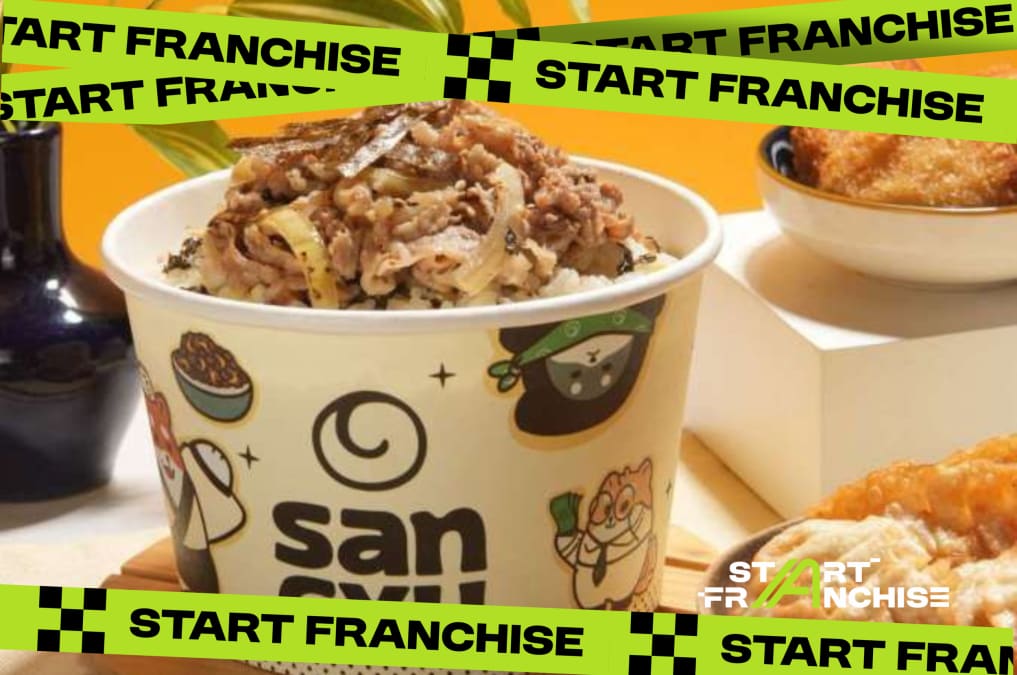 Peluang Usaha Franchise San Gyu, Rice Bowl Ala Jepang yang Efisien dan Scalable #StartFranchice