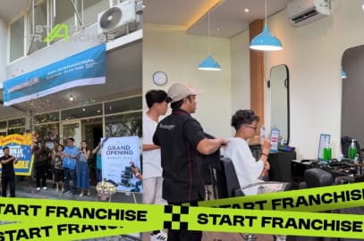 BarberBlue Buka 38 Cabang dalam 1 Tahun, Franchise Barbershop Ini Terbukti Layak Dilirik Investor #StartFranchise