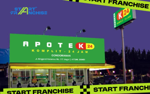 Peluang Usaha Franchise Apoek K-24 Franchise Apotek Yang sudah Buka Cabang di BanyakTempat#StartFranchise